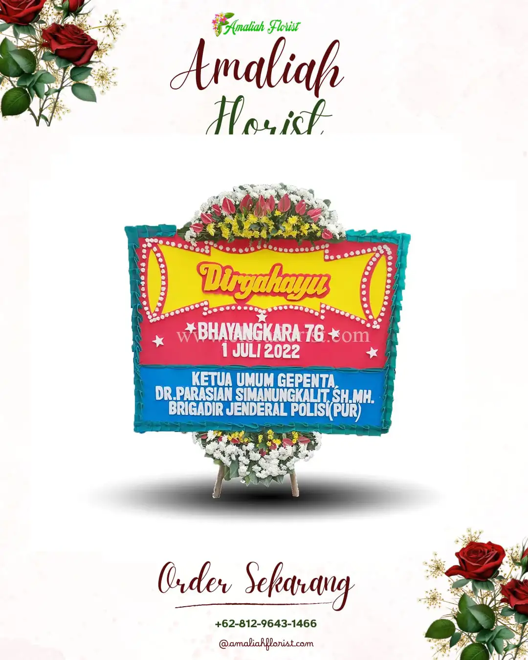 Papan Bunga HUT Ulang Tahun Birem Bayeun